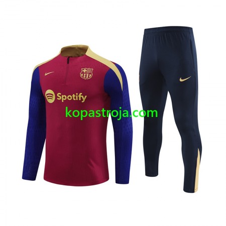 FC Barcelona Tränings Sweatshirtställ Röd 2024/25